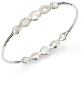 Thumbnail for your product : Ippolita Stella Mother-Of-Pearl, Clear Quartz, Diamond & Sterling Silver Double Tiara Bangle Bracelet