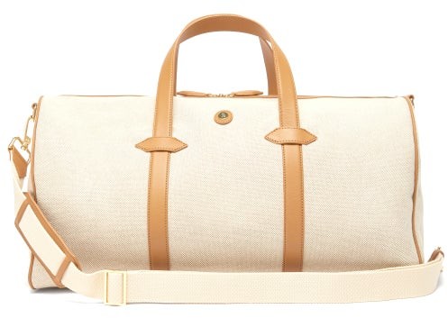 canvas holdall with wheels