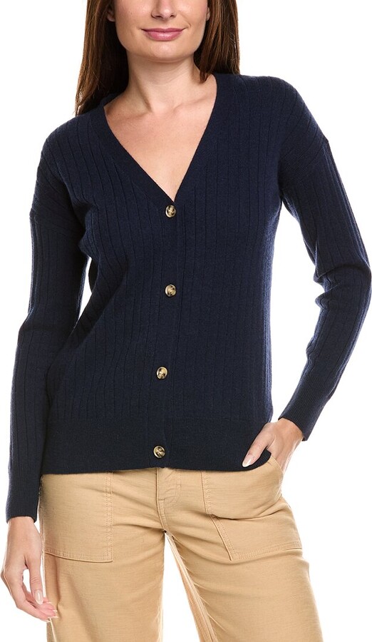 Kier & J Wool & Cashmere-Blend Cardigan