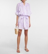 Thumbnail for your product : Juliet Dunn Printed cotton minidress