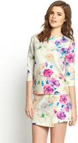 Thumbnail for your product : Love Label Floral Ponte Top