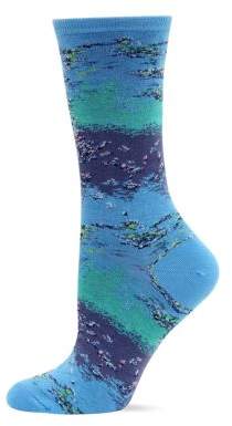 Hot Sox Monet Waterlillies Trouser Socks