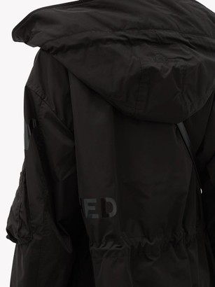 Burberry Dartmouth Logo-print Hooded Jacket - Black