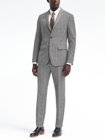 Thumbnail for your product : Banana Republic Slim Plaid Wool Suit Jacket