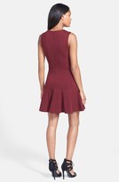 Thumbnail for your product : Nicole Miller 'Amber' Ponte Fit & Flare Dress