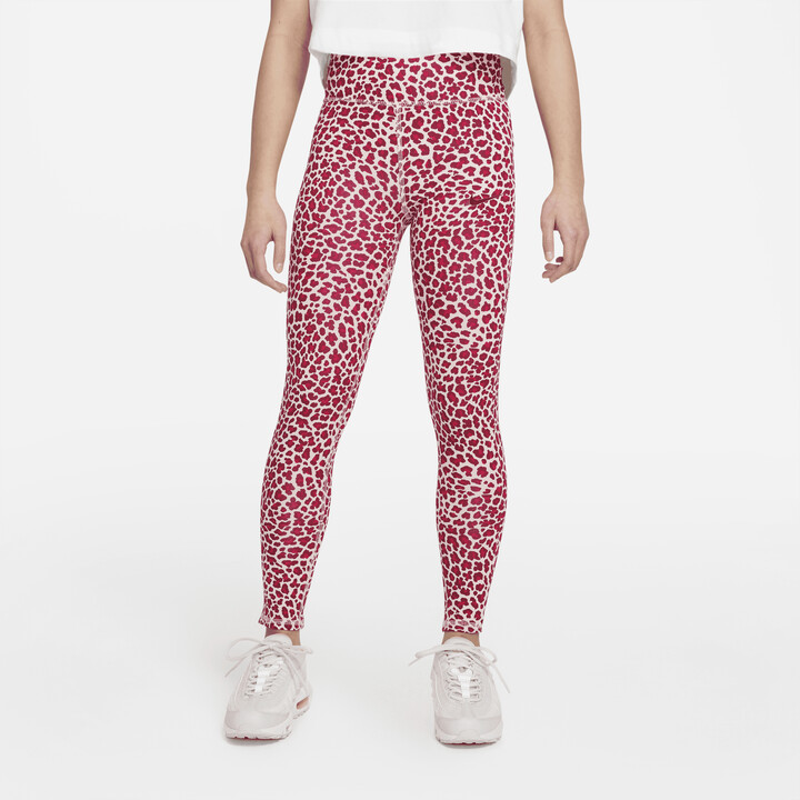 Nike Sportswear Favorites Big Kids' (Girls') Printed Leggings in Red -  ShopStyle