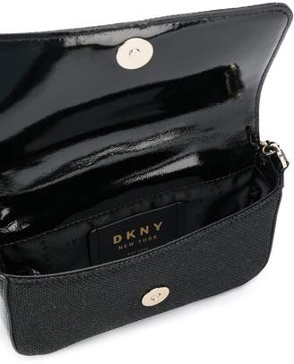 DKNY logo plaque cross body bag