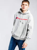 champion chenille embroidered logo hoodie sweatshirt