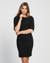 Thumbnail for your product : Atmos & Here Atmos&Here - Women's Black Mini Dresses - Essential Stretch Dress - Size 18 at The Iconic