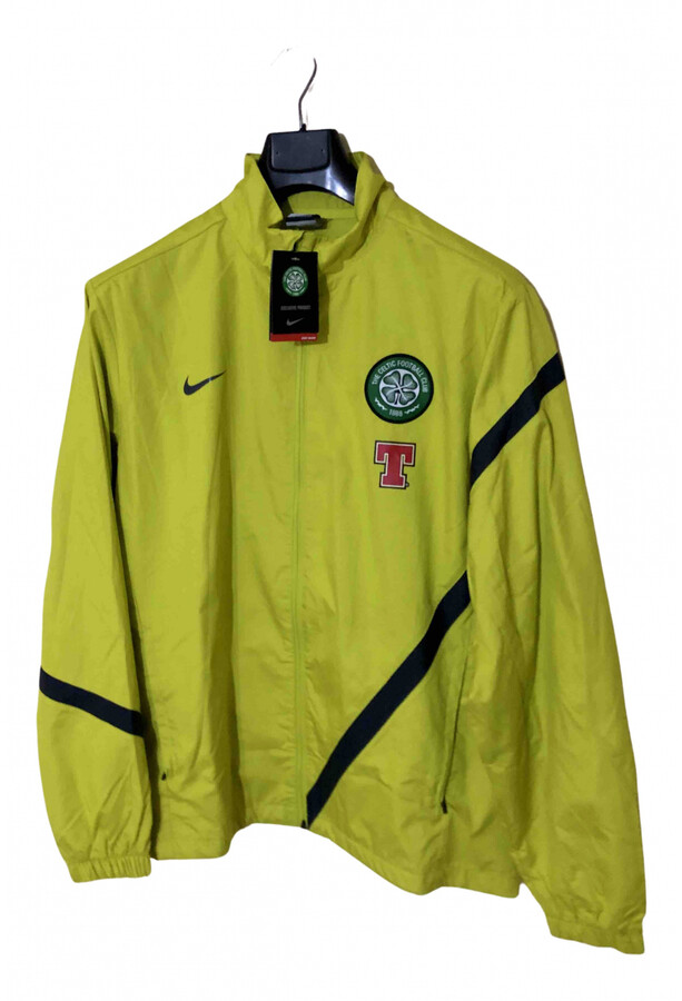 Nike Yellow Polyester Jackets - ShopStyle
