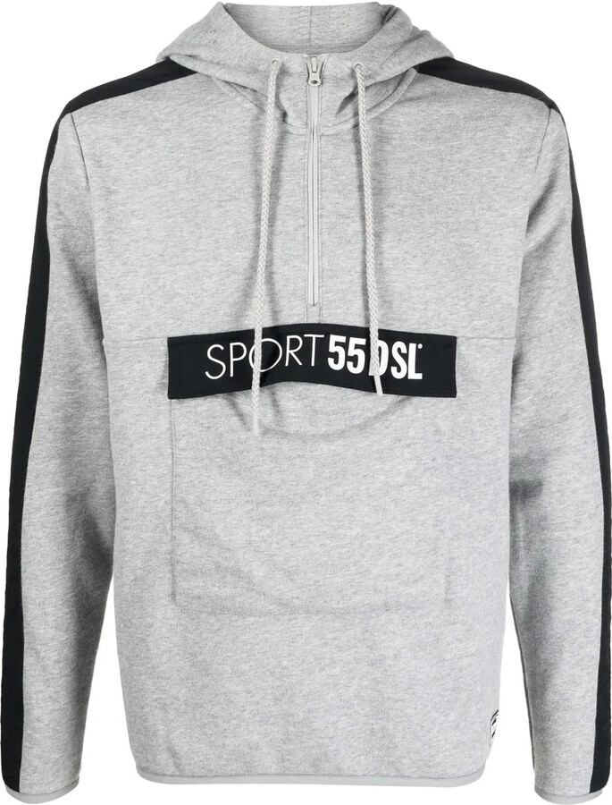 Logo-Print Cotton Hoodie