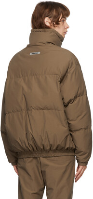 Essentials SSENSE Exclusive Brown Puffer Jacket