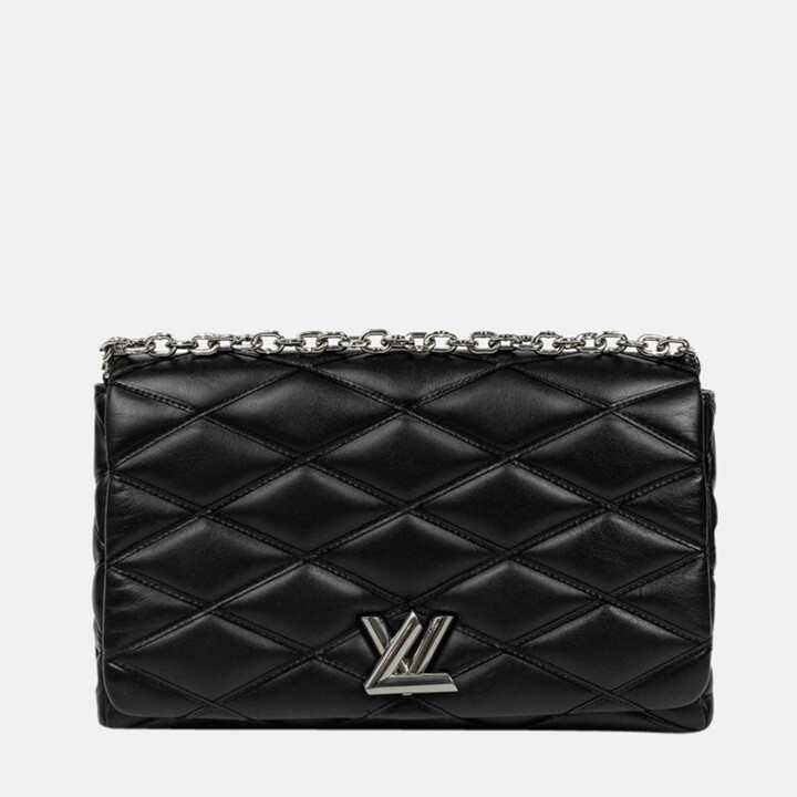 Louis Vuitton Black Quilted Leather Twist Shoulder bag ShopStyle