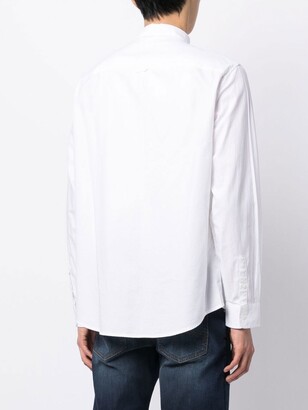 Armani Exchange Logo-Print Long-Sleeve Shirt