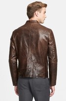Thumbnail for your product : John Varvatos Collection Extra Trim Fit Leather Moto Jacket