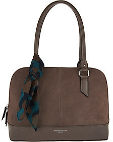 Tignanello As Is Water Resistant Suede Leather RFID Satchel