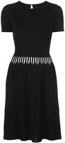 Thumbnail for your product : Carolina Herrera Contrast Details Knitted Dress