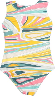 Emilio Pucci One-piece Swimsuit Yellow