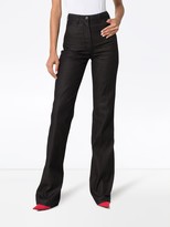 Thumbnail for your product : A Plan Application High Waisted Flared Jeans