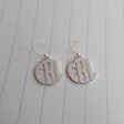 Etsy Circle Monogram Earrings, Personalized Earrings, Custom Stud Earrings, Monogram Earrings, Initial Earrings, Monogrammed Gifts