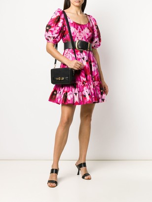Alexander McQueen Abstract Floral Print Dress