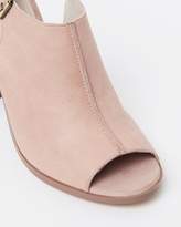 Thumbnail for your product : Walnut Melbourne Julia Leather Block Heel