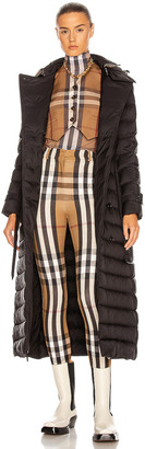 Burberry Arniston Long Puff Jacket in Black | FWRD - ShopStyle