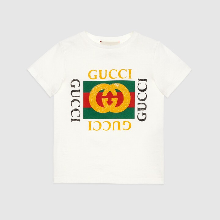 Gucci Children's cotton T-shirt with logo