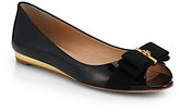 Thumbnail for your product : Tory Burch Trudy Patent Leather Demi-Wedge Flats