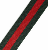 Thumbnail for your product : Gucci 4cm Striped Canvas Belt