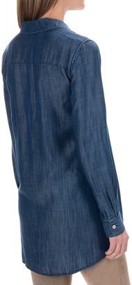Foxcroft Soft TENCEL® One Pocket Tunic Shirt - Long Sleeve (For Women)