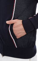 Thumbnail for your product : Michael Bastian Openwork-Knit Panel Cardigan