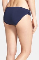 Thumbnail for your product : Robin Piccone Shirred Side Hipster Bikini Bottoms