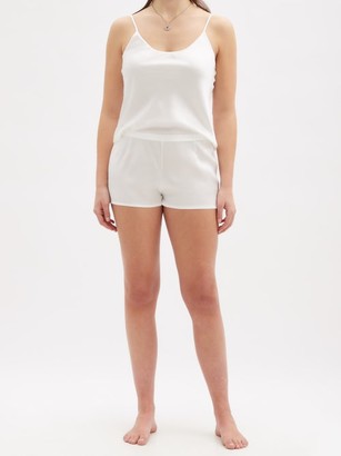 La Perla Silk-satin Pyjama Shorts - Ivory