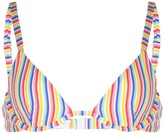 Thumbnail for your product : Onia Anna striped print bikini top