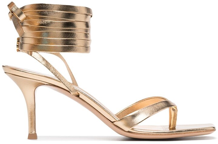 gold gladiator heels uk