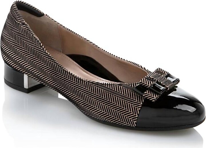 BeautiFeel Women's Etta Low Heel Pump In Nude/black