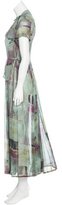 Thumbnail for your product : Jil Sander Abstract Print Silk Dress