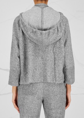 Koral Activewear Descender Grey Fleece Sweatshirt