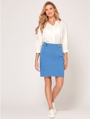 M&Co A-line ponte skirt