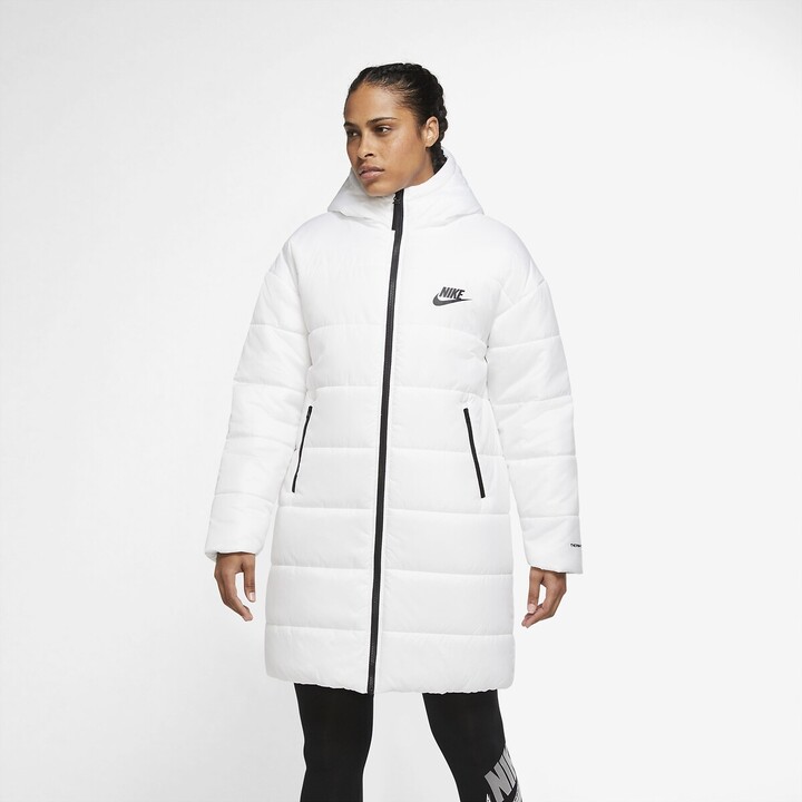 ladies long puffer jacket