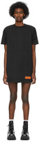 Thumbnail for your product : Heron Preston Black Logo Patch T-Shirt Dress