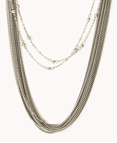 Thumbnail for your product : Forever 21 Layered Chain Necklace