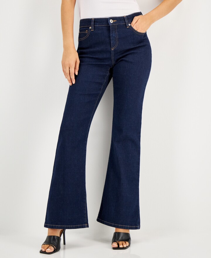 INC International Concepts Women's FlareLeg Jeans, Created for Macy's
