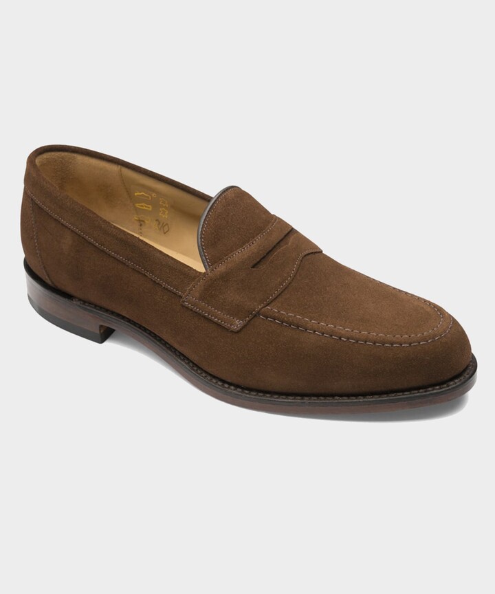 Loake Bros Ltd Loake Imperial Loafer In Brown Suede - ShopStyle