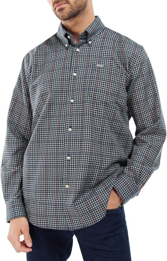 Barbour Check Performance ButtonDown Shirt ShopStyle