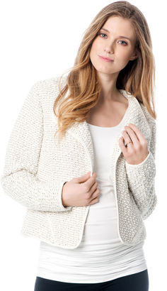 A Pea in the Pod Fashionista Stitch Detail Cotton Woven Maternity Jacket