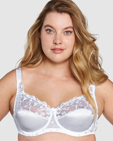 Thumbnail for your product : Naturana Women's White Underwire Bras - Embroidered Underwired Balconette Bra - Size One Size, 18B at The Iconic