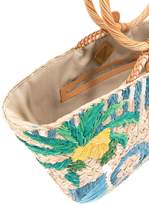 Thumbnail for your product : Aranaz raffia palm tote