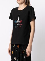Thumbnail for your product : Twin-Set Love France cotton T-shirt